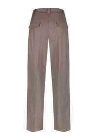 Gerry Weber MIT HAHNENTRITT - Stoffhose - schwarz caramell gemustert