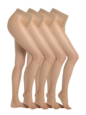 4 PACK - Strømpebukser - teint