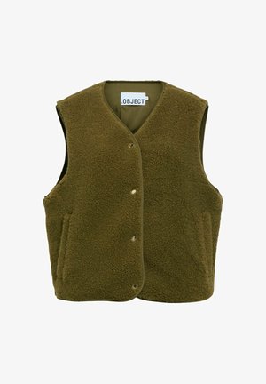 Object, VEST FLEECE - Veste sans manches - martini olive