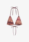 TIE-DYE FRILL BIKINI TOP - Haut de bikini - orange