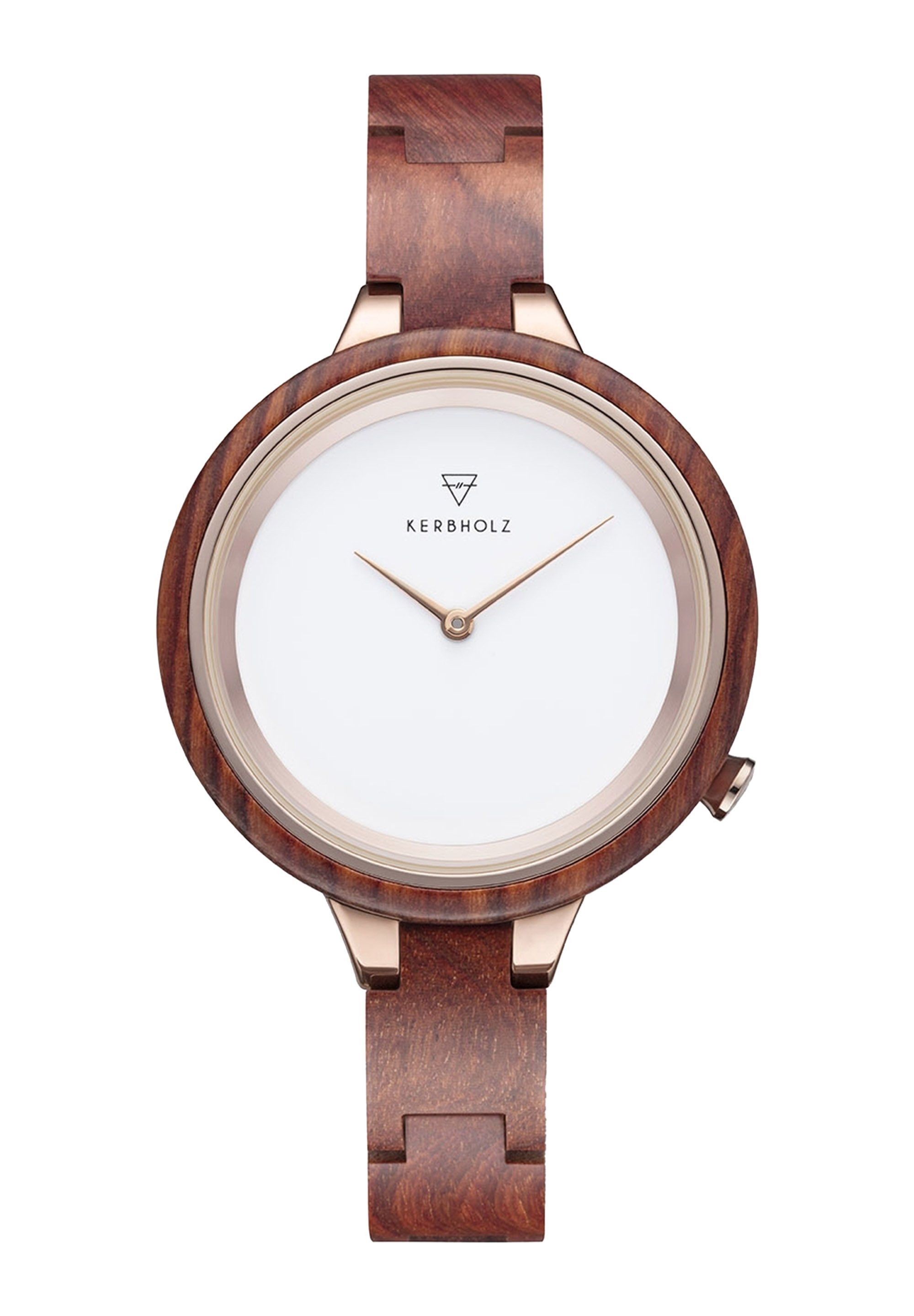 Kerbholz Uhr rose gold-coloured/roségoldfarben