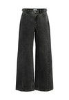 Wide leg - black denim