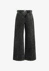Wide Leg - black denim