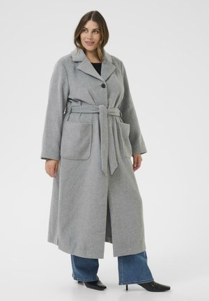 Kaffe Curve ELINA - Klassischer Mantel - grey melange