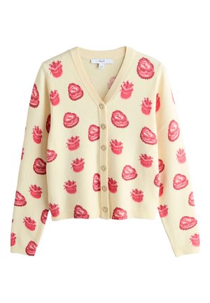Next, REGULAR FIT - V-NECK  - Kardigan - yellow cake pattern