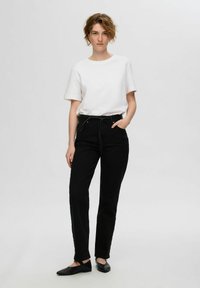 Selected Femme Slim fit jeans - black