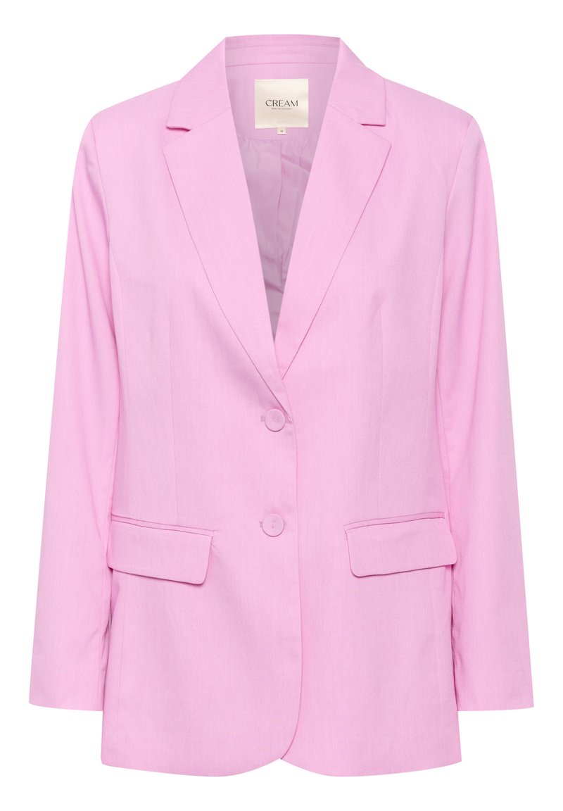 Cream Halflange jas donkerroze