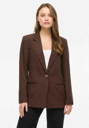 VILA VIOWNY STRAIGHT  - Blazer - coffee bean