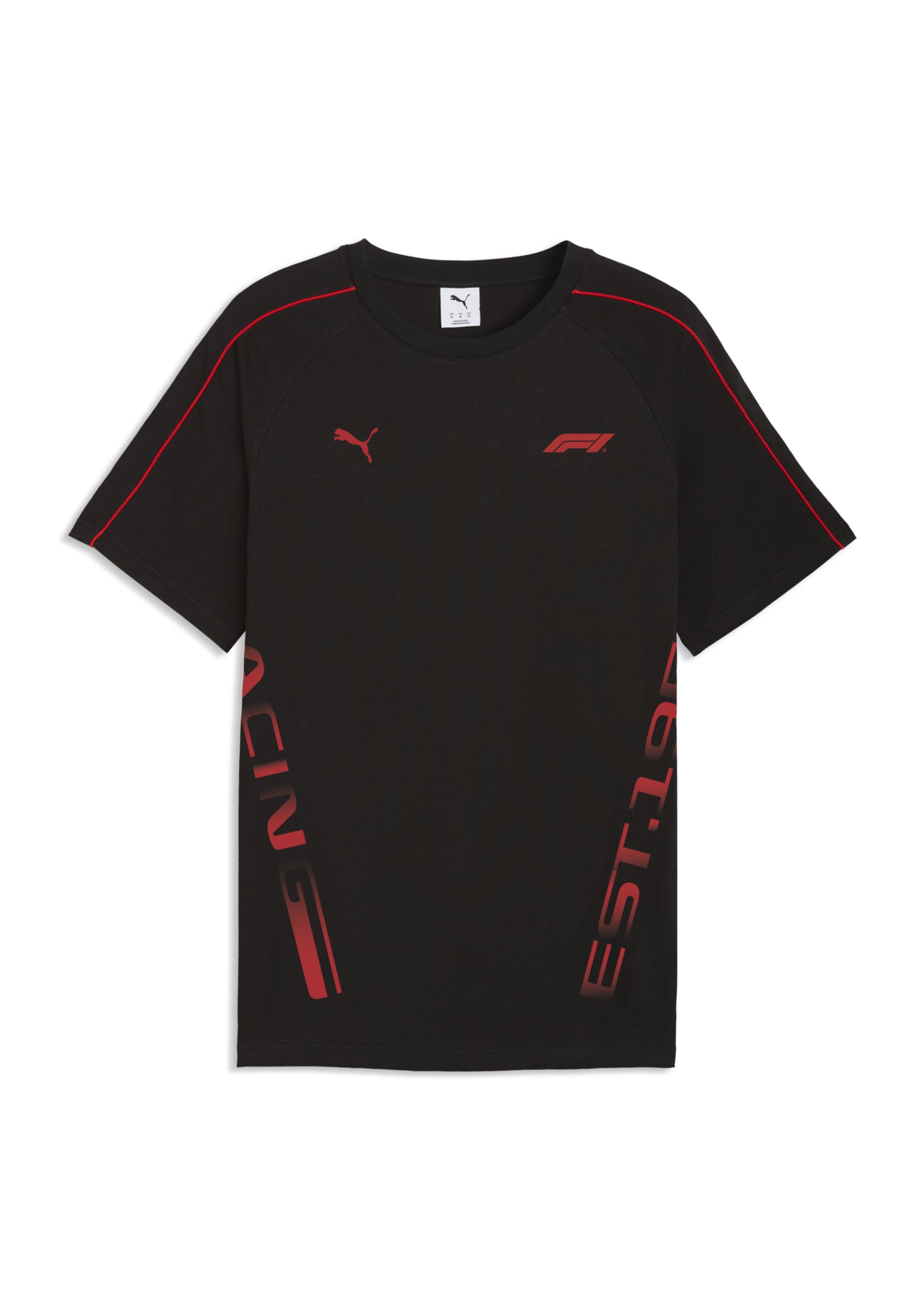 Puma F1® LIFESTYLE T7 - Triko s potiskem - black