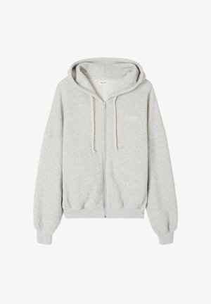 American Vintage KODYTOWN - Športna jopa s kapuco na zadrgo - polaire chine