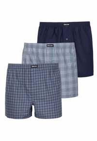 Unselected, mix blaue muster