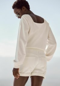 Next Jeansshorts - white