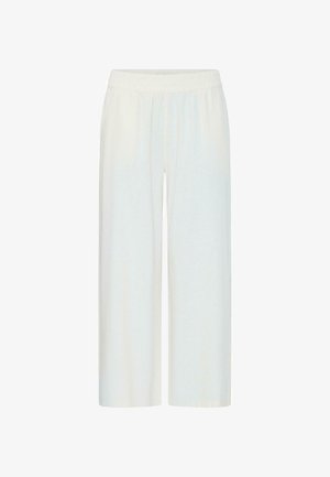Oxmo, OXNINNA LINEN-MIX - Pantalon classique - marshmallow