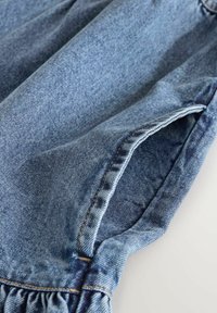 Next TIE FRONT SMOCK - Jeanskleid - mid blue