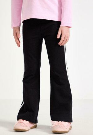 Lindex, LINDEX FLARED LEGGINGS WITH BRUSHED INSIDE LINDEX - Housut - black