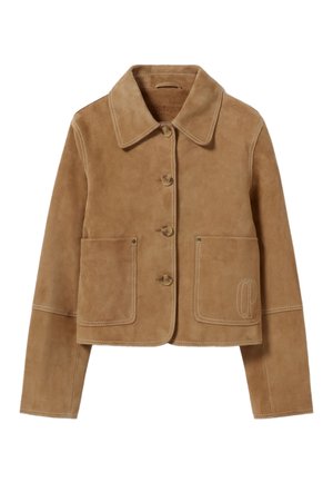 Claudie Pierlot CLARISSE - Veste en cuir - camel