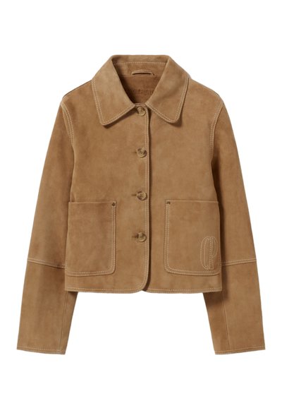 Claudie Pierlot CLARISSE - Veste en cuir - camel