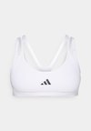 OPTIME WORKOUT STRAPPY LIGHT SUPPORT BRA - Športová podprsenka s nízkou podporou - white
