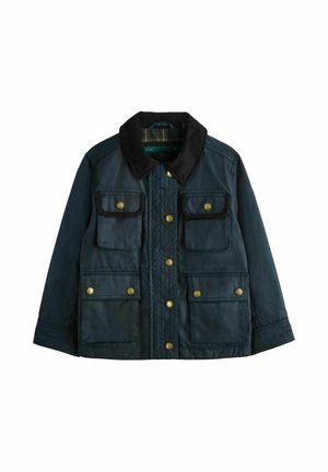 REGULAR FIT - WAX - Ľahká bunda - navy
