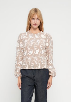 OBJMYA - Bluse - taupe