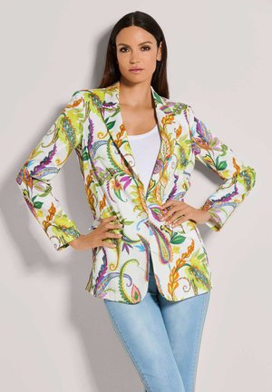 Kurzmantel - white kiwi multicolor