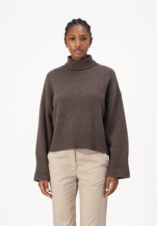 GENTLE - Jumper - tobacco