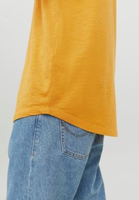 Jack & Jones EBASHER O-NECK SS - Basic T-shirt - honey gold