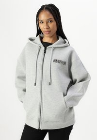 Copenhagen Muse Zip-up sweatshirt - medium grey melange