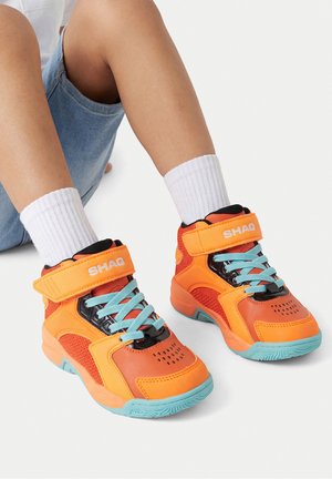 Shaq, SHAQ SNEAKERS BOY ORANGE 5906751560426 - Sneakers high - orange