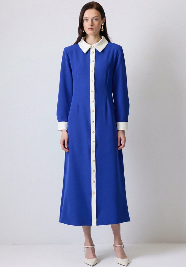 GOLD BUTTONED  - Blusenkleid