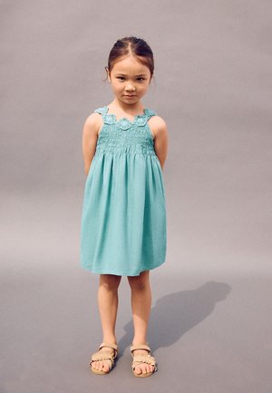 Mango Kids, BABY - Robe de jour - turquoise