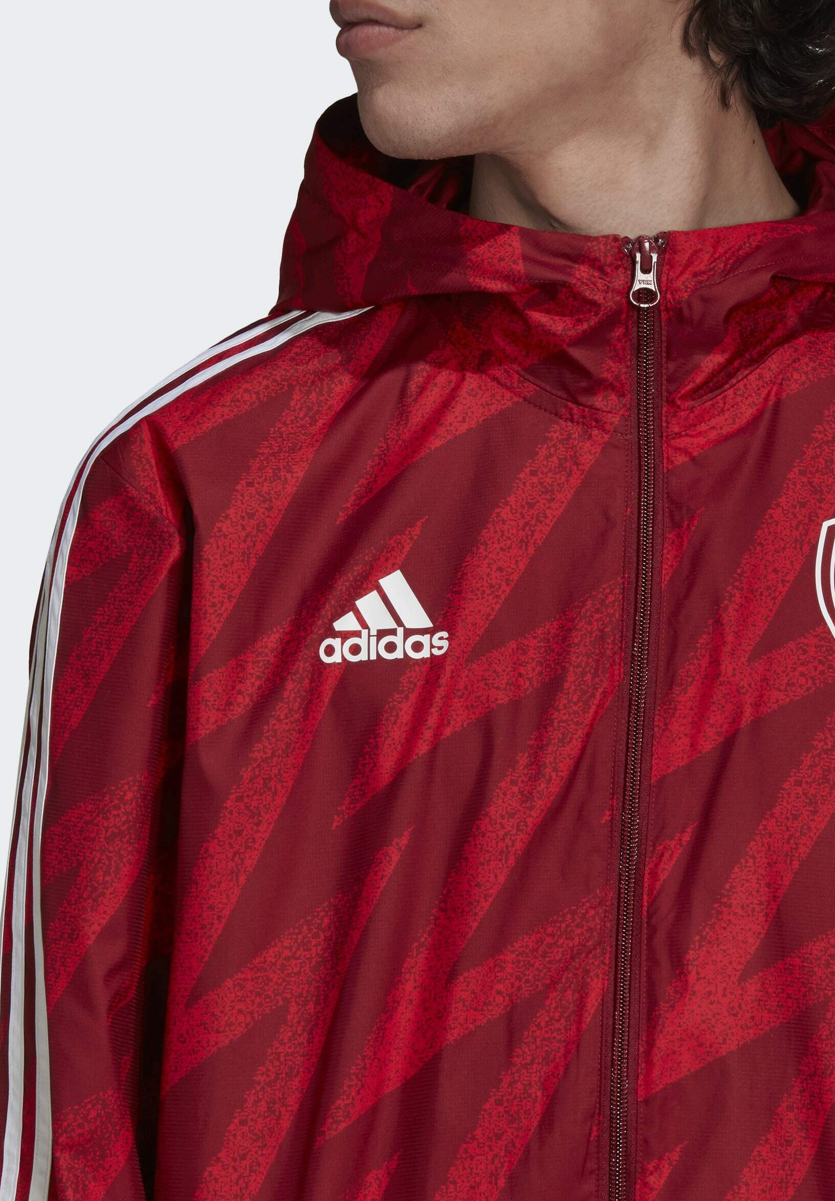 adidas Performance ARSENAL - Cortaviento - burgundy/rojo - Zalando.es
