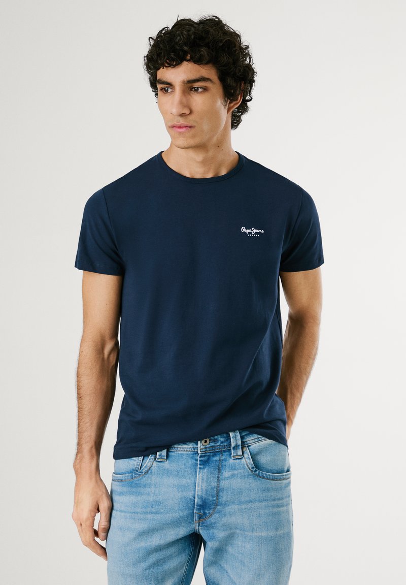 Pepe Jeans - ORIGINAL BASIC - Basic T-shirt - dark blue, Enlarge