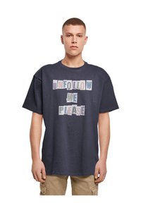 Merchcode T-shirts med print - navy
