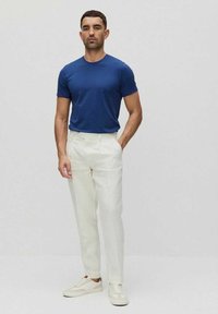 Bläck CORE SOLID O-NECK - T-shirt basic - twilight blue