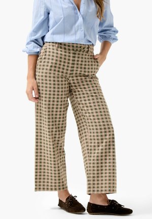 El Ganso, PANTALÓN PRISHA CUADRO - Pantalones - verde