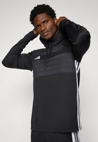 adidas Performance TIRO ESSENTIALS WINTERIZED TOP - Hættetrøje - black/white