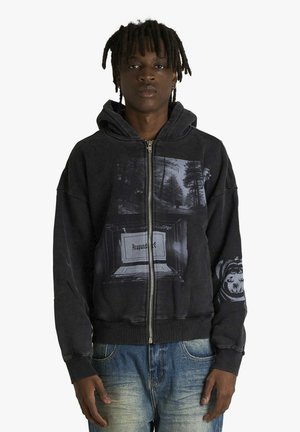 Felpa con cappuccio - black