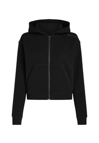 Calvin Klein Performance HOODIE - Felpa con zip - charcoal heather