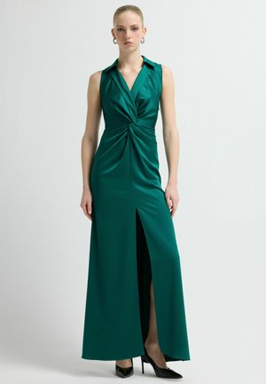SLIT WITH GATHERED DETAIL - Ballkleid - green