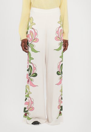 INAMORATA WIDE LEG PANTS - Stoffhose - off-white