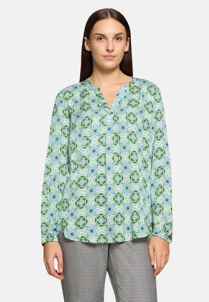 MIT MUSTER - Bluse - green/blue
