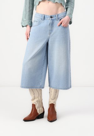 Shorts di jeans - light-blue denim