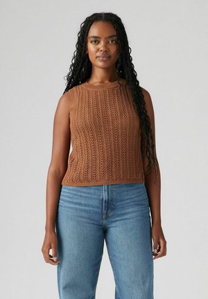 SUNRISE CROCHET TANK - Top - anthracite night-0005