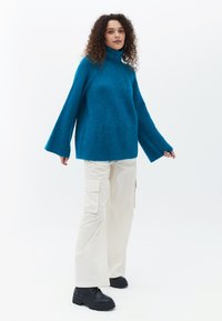 OXXO SOFT TOUCH LOOSE FIT - Strickpullover - deep lagoon