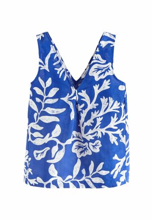 BLEND  REGULAR FIT - Blus - blue white printed