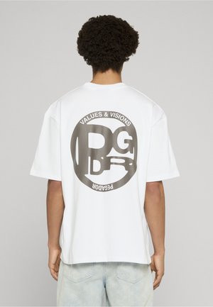 FULLAM - Camiseta estampada - white