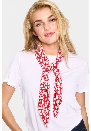 XANIA - Eșarfă - crimson leopard