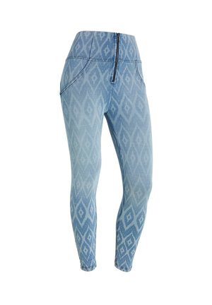 Freddy WR.UP® DENIM PUSH-UP - Skinny-Farkut - denblue aop ethnlaser blu s