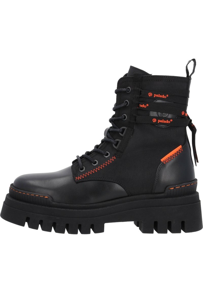 Palado Stivaletti con plateau - black